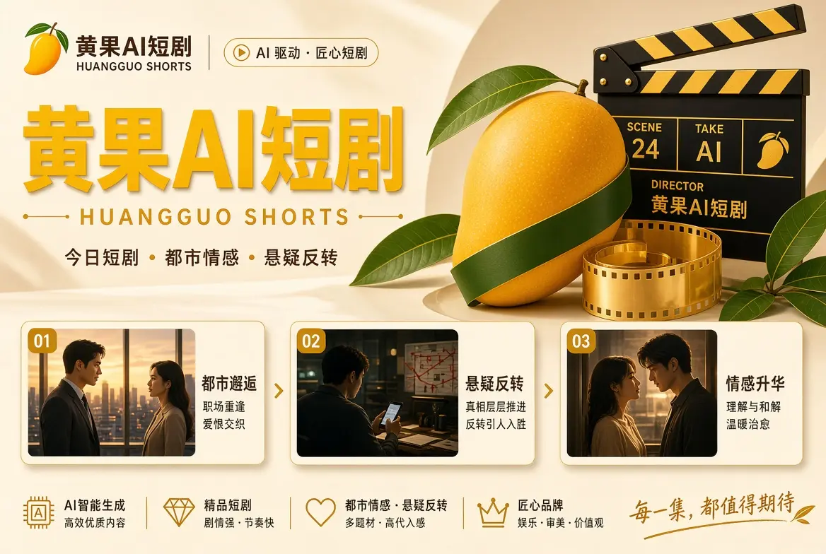黄果AI短剧封面